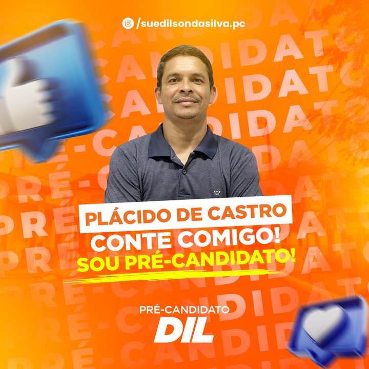Pré-candidato DIL — identidade de campanha