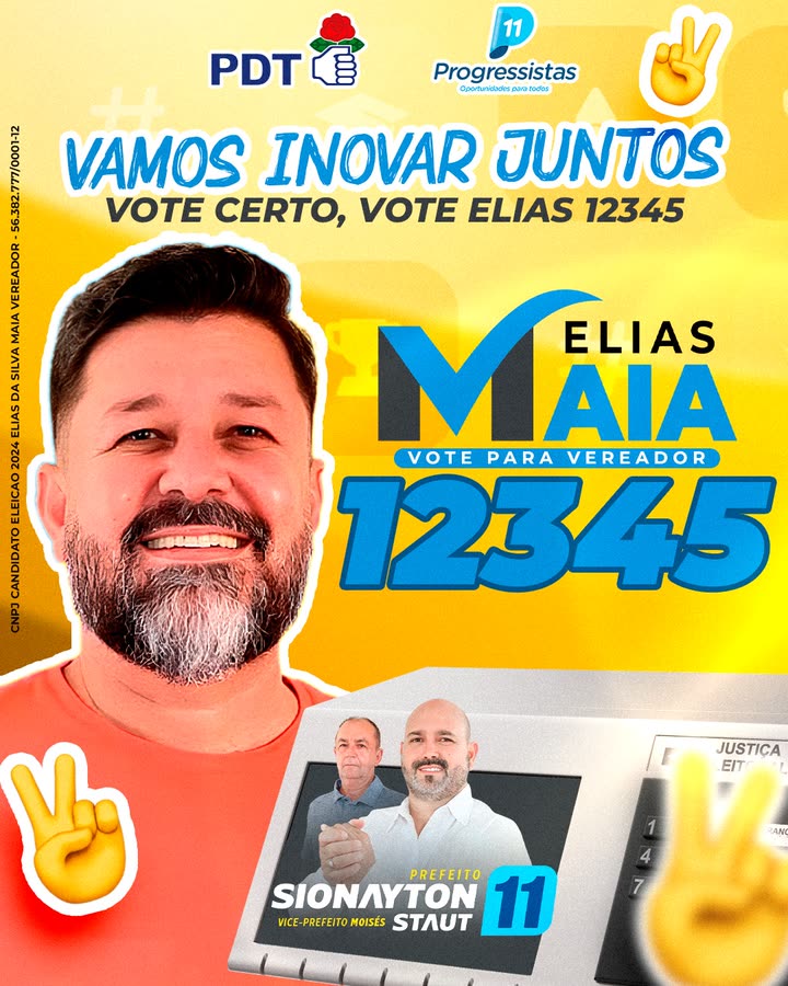 Elias Maia — campanha de vereador